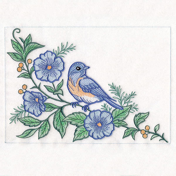 Bluebird & Morning Glory Corner 1 - Image 13