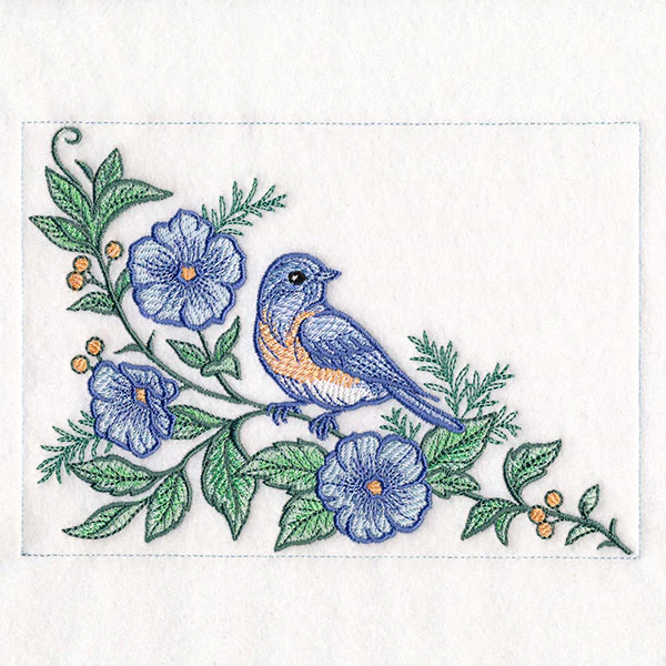 Bluebird & Morning Glory Corner 1 - Image 9