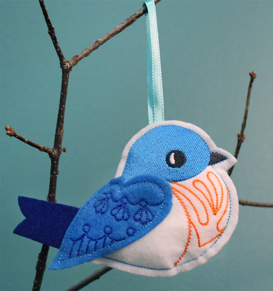 Bluebird Stuffie (In-the-Hoop) - Image 3
