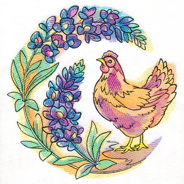 Bluebonnet Blooms Chicken - Image 11