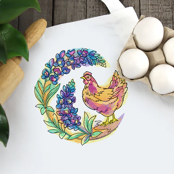 Bluebonnet Blooms Chicken - Image 6