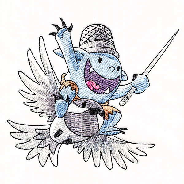 Bobblin of the Month - Riding a Chickadee - Image 2