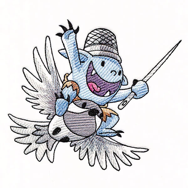 Bobblin of the Month - Riding a Chickadee - Image 5