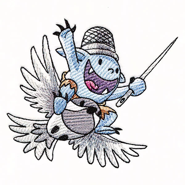 Bobblin of the Month - Riding a Chickadee - Image 7