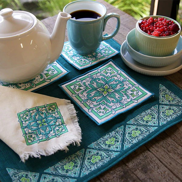 Bohemian Flourish Trivet (In-the-Hoop) - Image 4