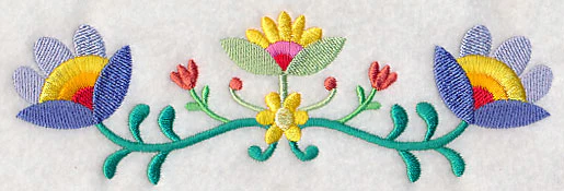 Bohemian Flower Frenzy Border - Image 3