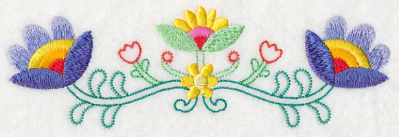 Bohemian Flower Frenzy Border (Vintage) - Image 6