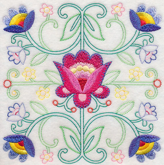 Bohemian Flower Frenzy (Vintage)