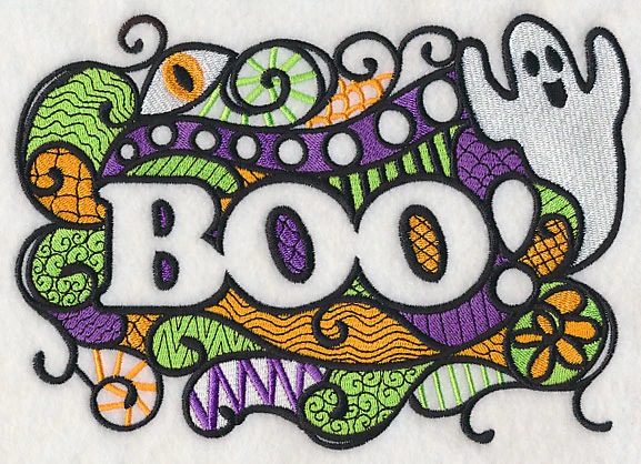 Boo! (Blackwork) - Image 2