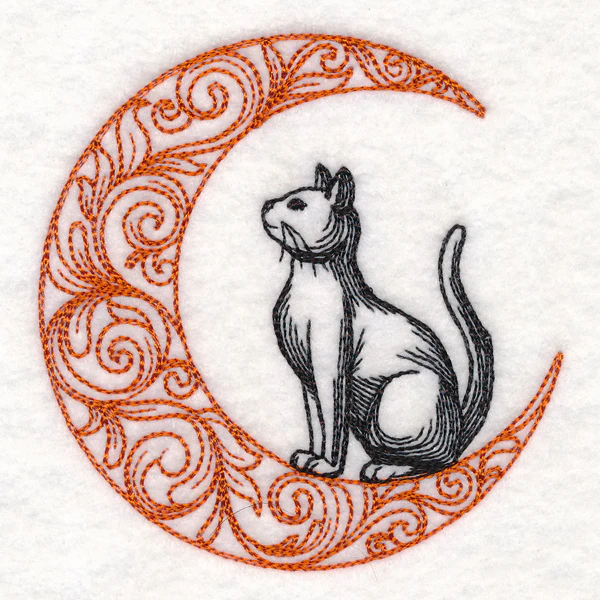 Boo-tiful Halloween - Cat in Moon - Image 5