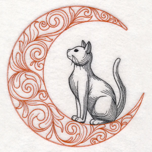 Boo-tiful Halloween - Cat in Moon - Image 6