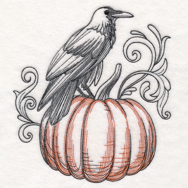 Boo-tiful Halloween - Raven and Pumpkin - Image 6