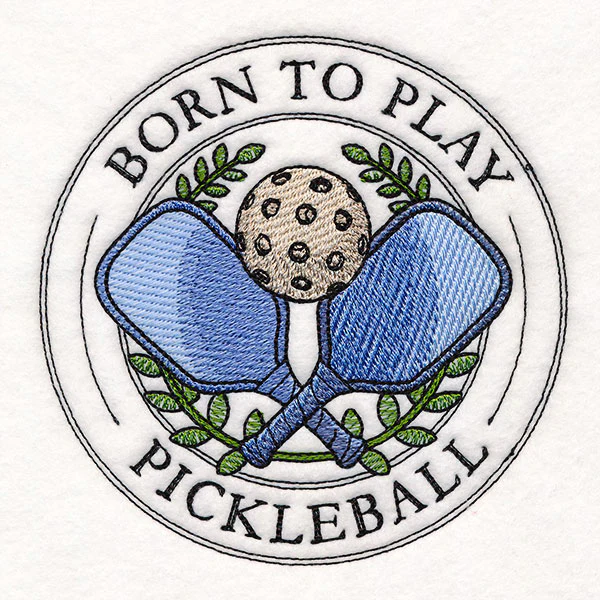 Born to Play Pickleball Stamp - Image 13