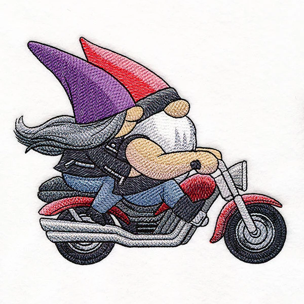 Born to Ride Motorcycle Gnome Couple - Image 2