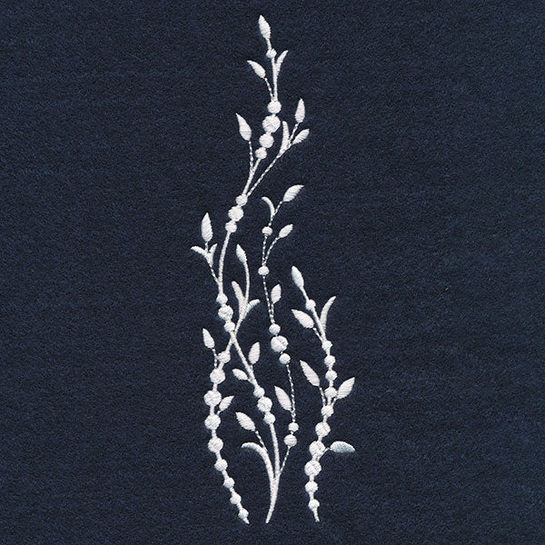 Botanical Delights Tall Border (Whitework) - Image 7