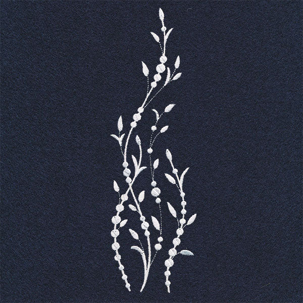 Botanical Delights Tall Border (Whitework) - Image 9
