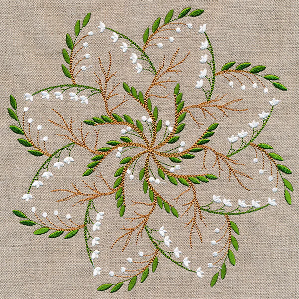 Botanical Pinwheel