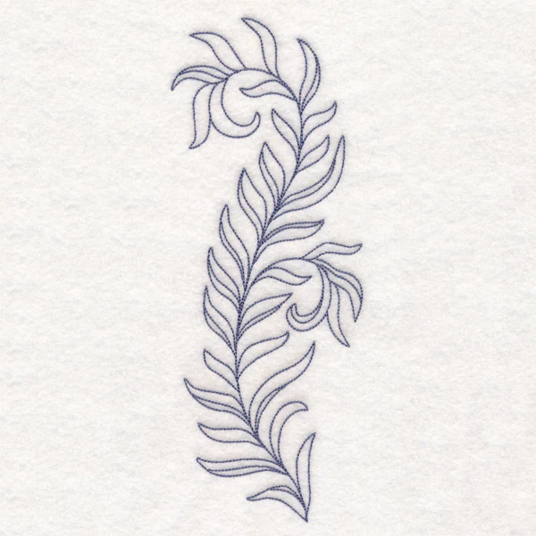 Botanical Treasures - Leafy Stem (Vintage) - Image 2