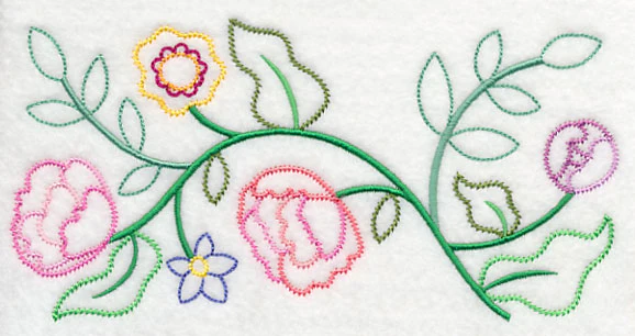 Bountiful Blooms Border (Vintage) - Image 6