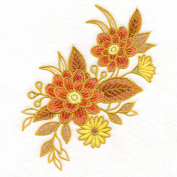 Bouquet of Shimmering Fall Blooms - Image 5