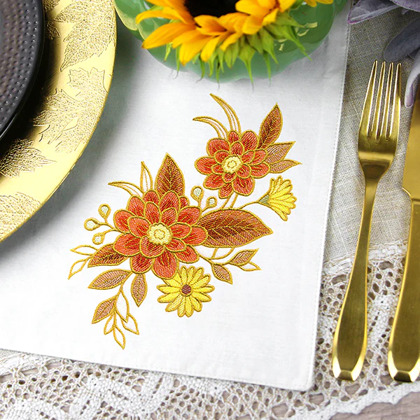 Bouquet of Shimmering Fall Blooms - Image 6