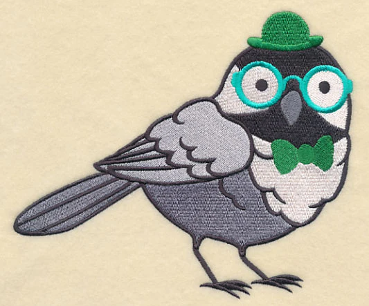 Brainy Chickadee in Glasses - Image 4