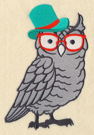 Brainy Owl in Glasses - Image 2