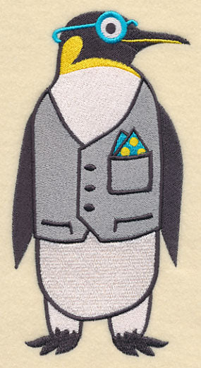 Brainy Penguin in Glasses - Image 2