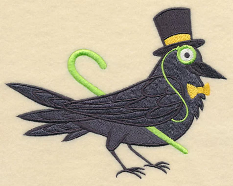 Brainy Raven in Glasses - Image 2