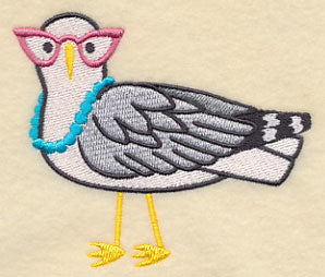 Brainy Seagull in Glasses - Image 3