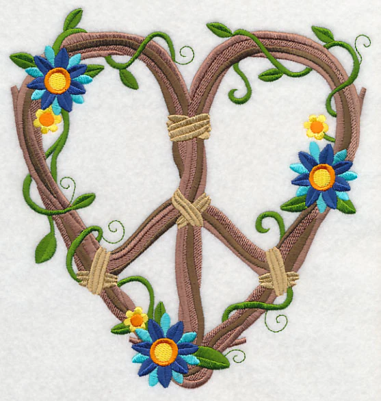 Branches and Daisies Peace Sign - Image 6