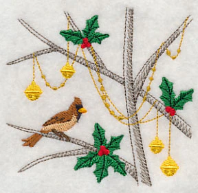Branching Out with Christmas - Cardinal (Female) - Image 5