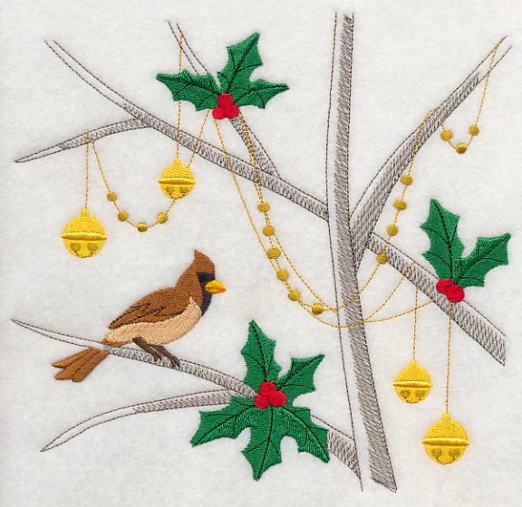 Branching Out with Christmas - Cardinal (Female) - Image 6