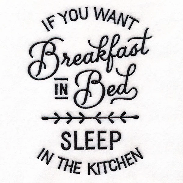 Breakfast in Bed, Sleep in the Kitchen - Image 3