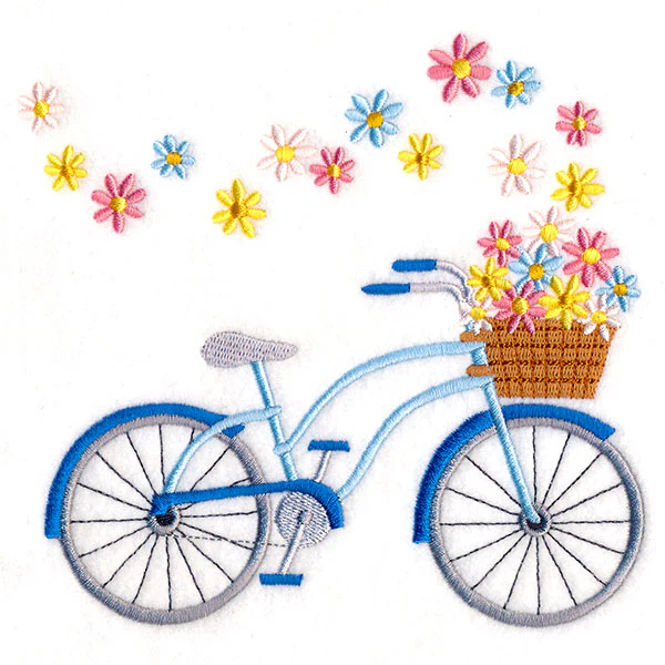 Breezy Floral Bicycle - Image 2