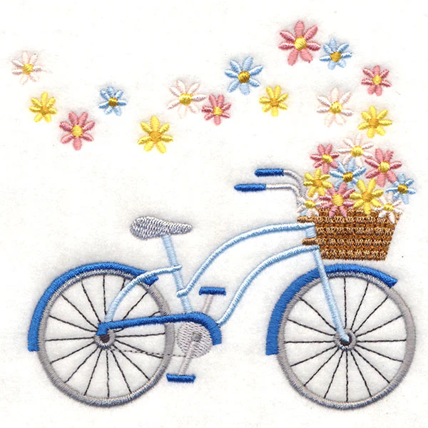 Breezy Floral Bicycle - Image 3