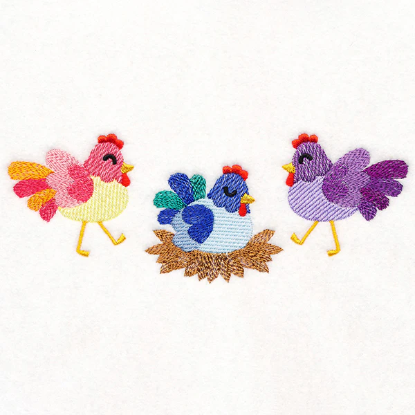 Bright and Breezy Chickens Trio - Image 4