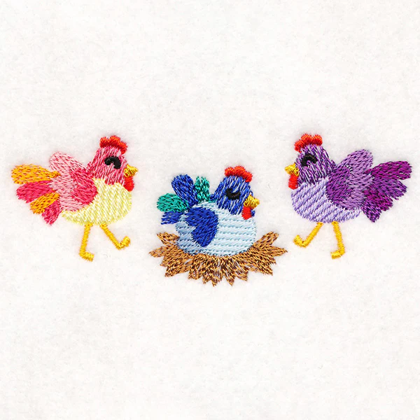 Bright and Breezy Chickens Trio - Image 5