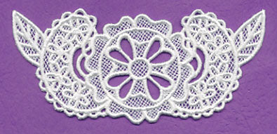 Bright Blooms Necklace (Lace) - Image 2