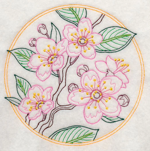 Bright Cherry Blossoms (Vintage) - Image 2