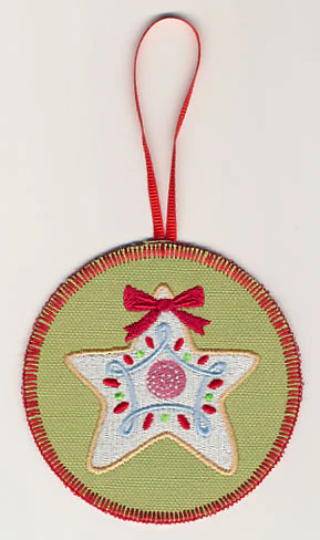 Bright Star Sugar Cookie Ornament (In-the-Hoop)