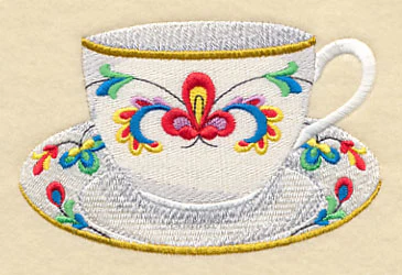 Brilliant Blooms Teacup - Image 3
