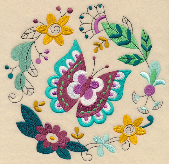 Brilliant Butterfly Wreath - Image 5