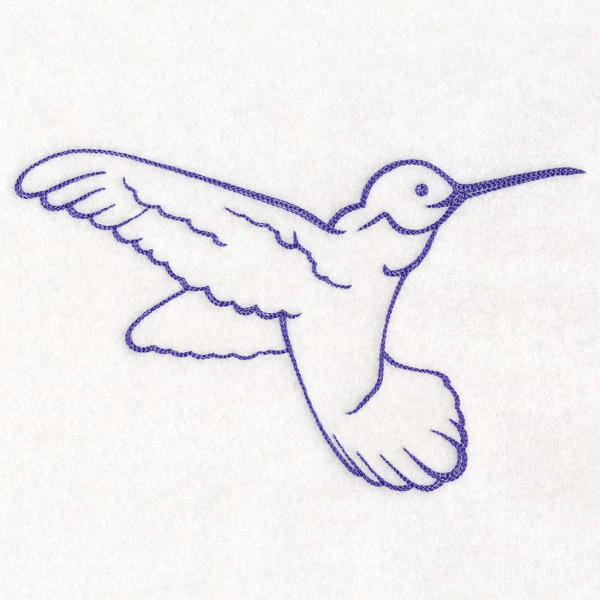 Brushstroke Hummingbird - Image 3