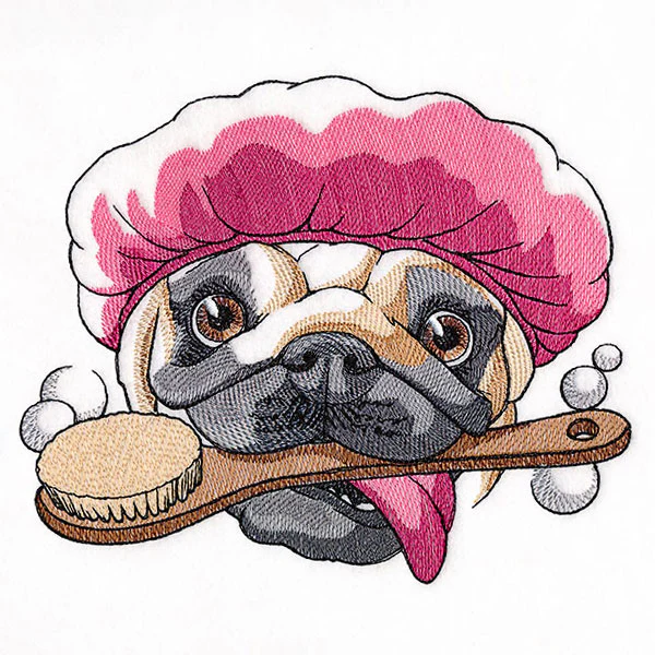 Bubble Bath Delights Pug - Image 8