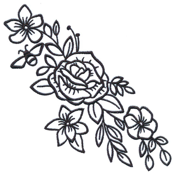 Budding Florals Spray - Image 3