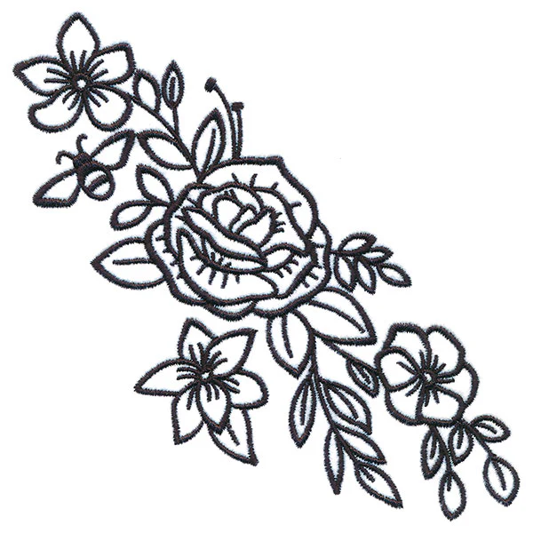 Budding Florals Spray - Image 4