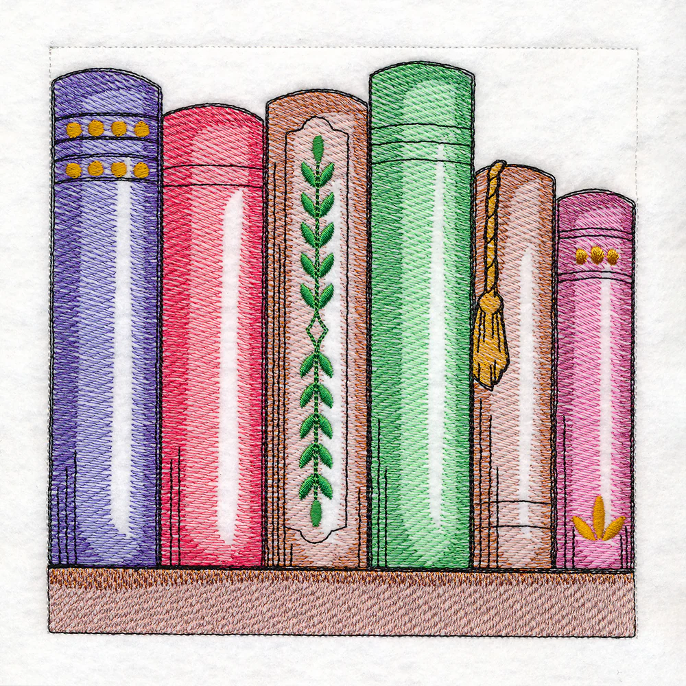 Build a Crafty Bookshelf Quilt- 6 Book Row - Image 3