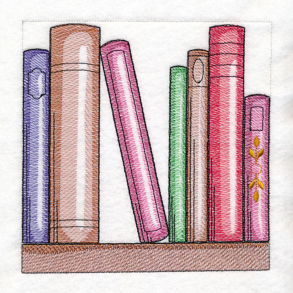 Build a Crafty Bookshelf Quilt - 7 Book Row - Image 3