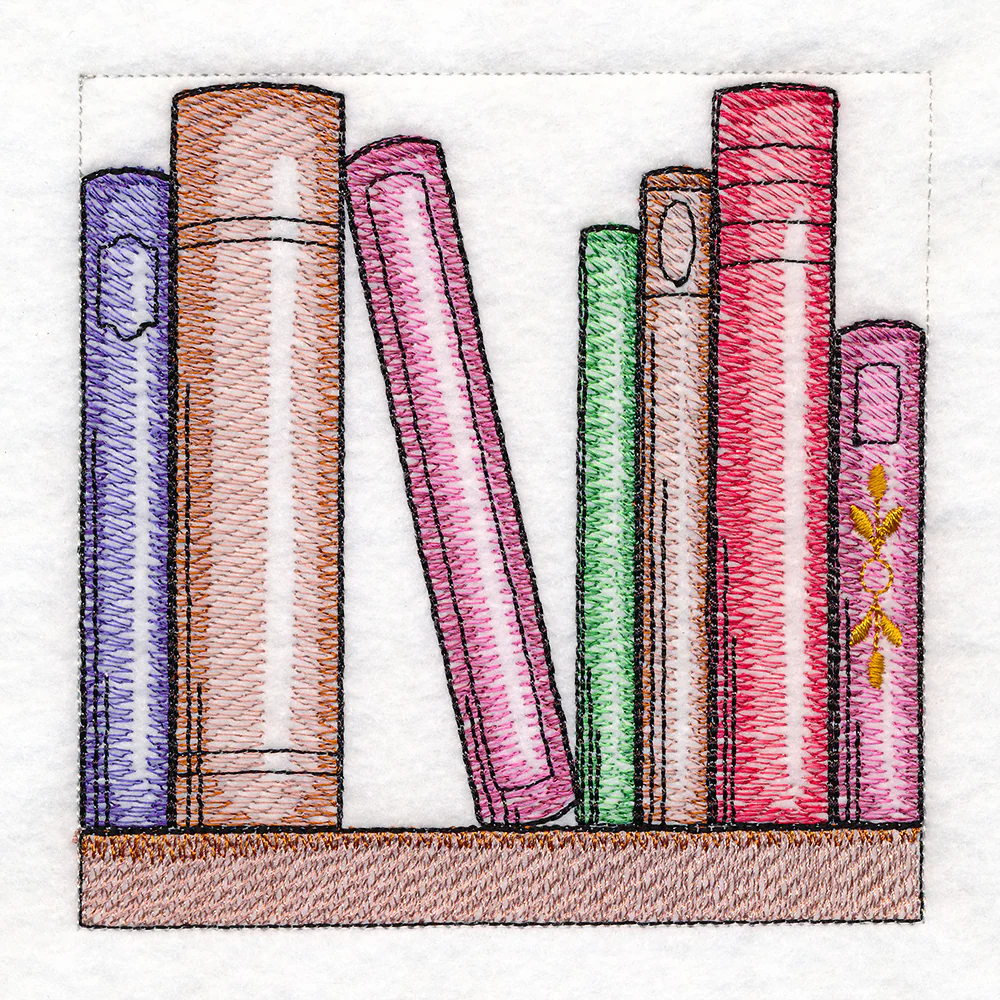 Build a Crafty Bookshelf Quilt - 7 Book Row - Image 5